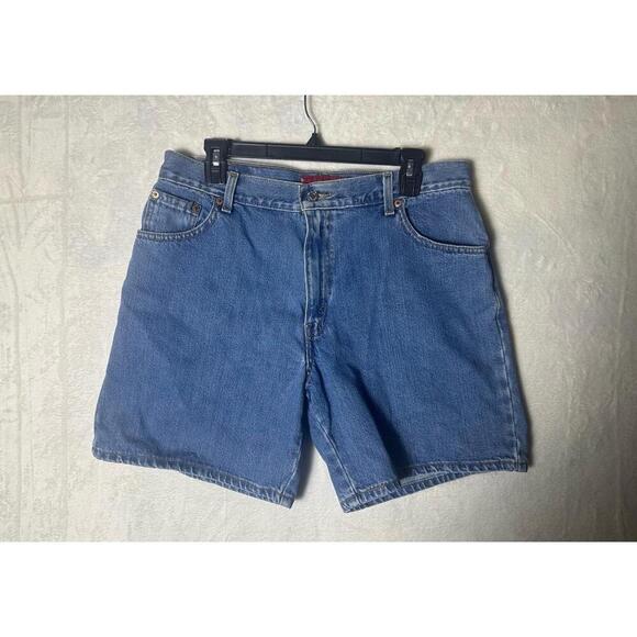 Levi Strauss Co Blue Denim‎ 5-pocket Button Fly Relaxed Shorts Size 14 MIS - Picture 1 of 7